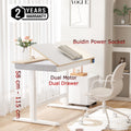 Teenager Adjustable Table with Power Socket and Drawer