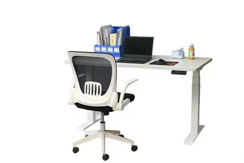 OfficeOne Adjustable Table, Three Segment, Dual Motor