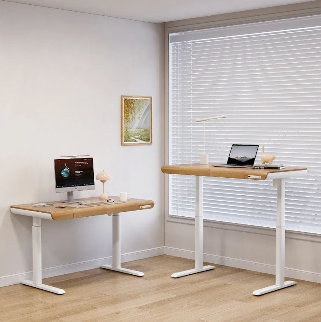Height Adjustable Table with Drawers