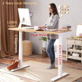 OfficeOne Adjustable Table, Three Segment, Dual Motor