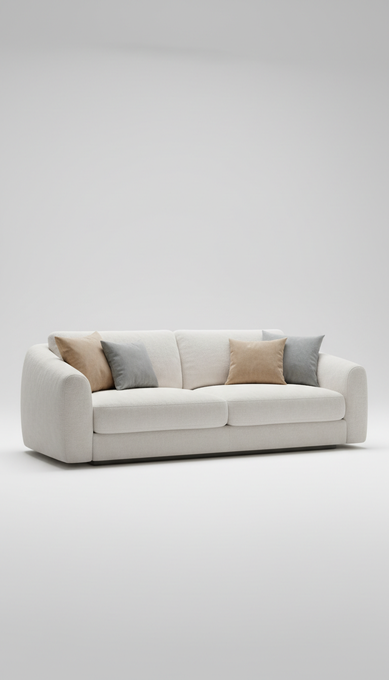 Cloud Lounge Sofa with Bouclé Upholstery