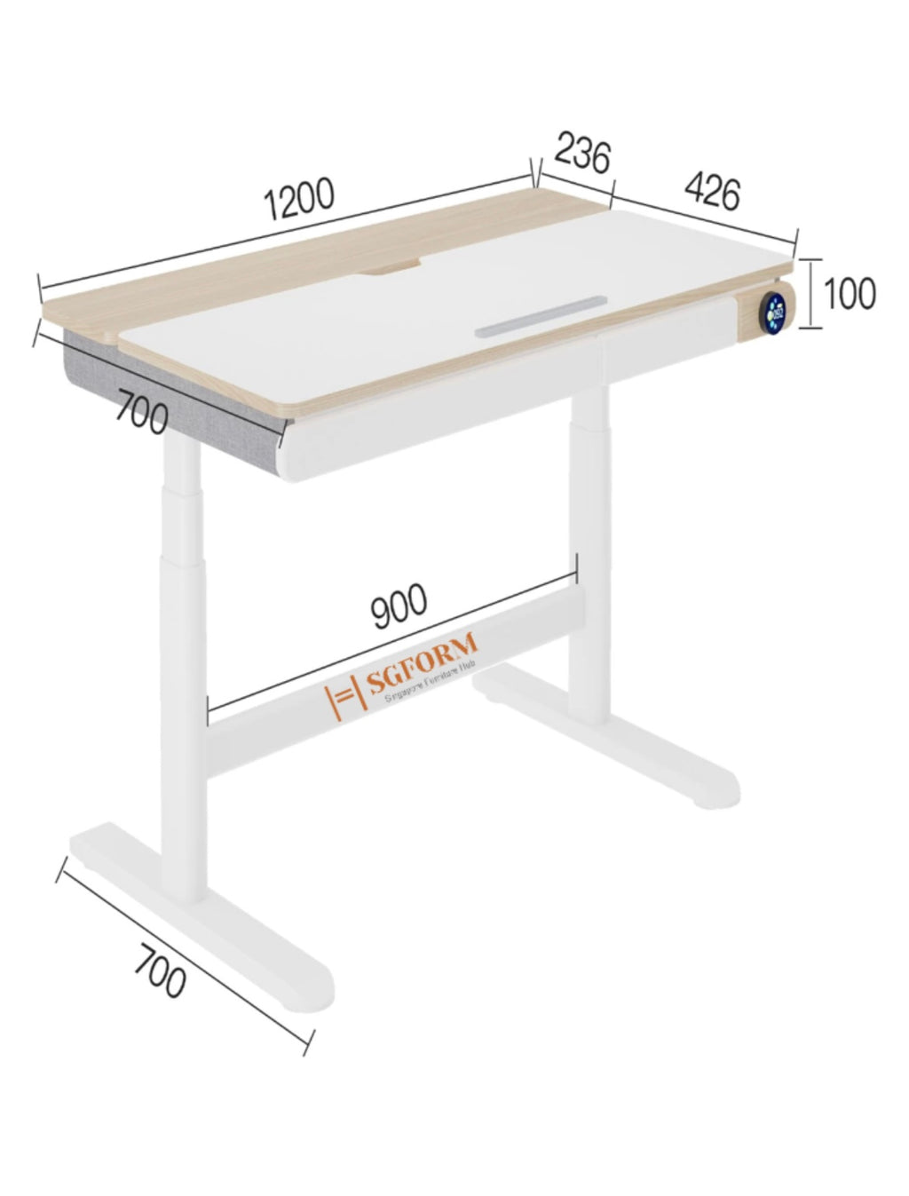 Teenager and Kids Adjustable Table