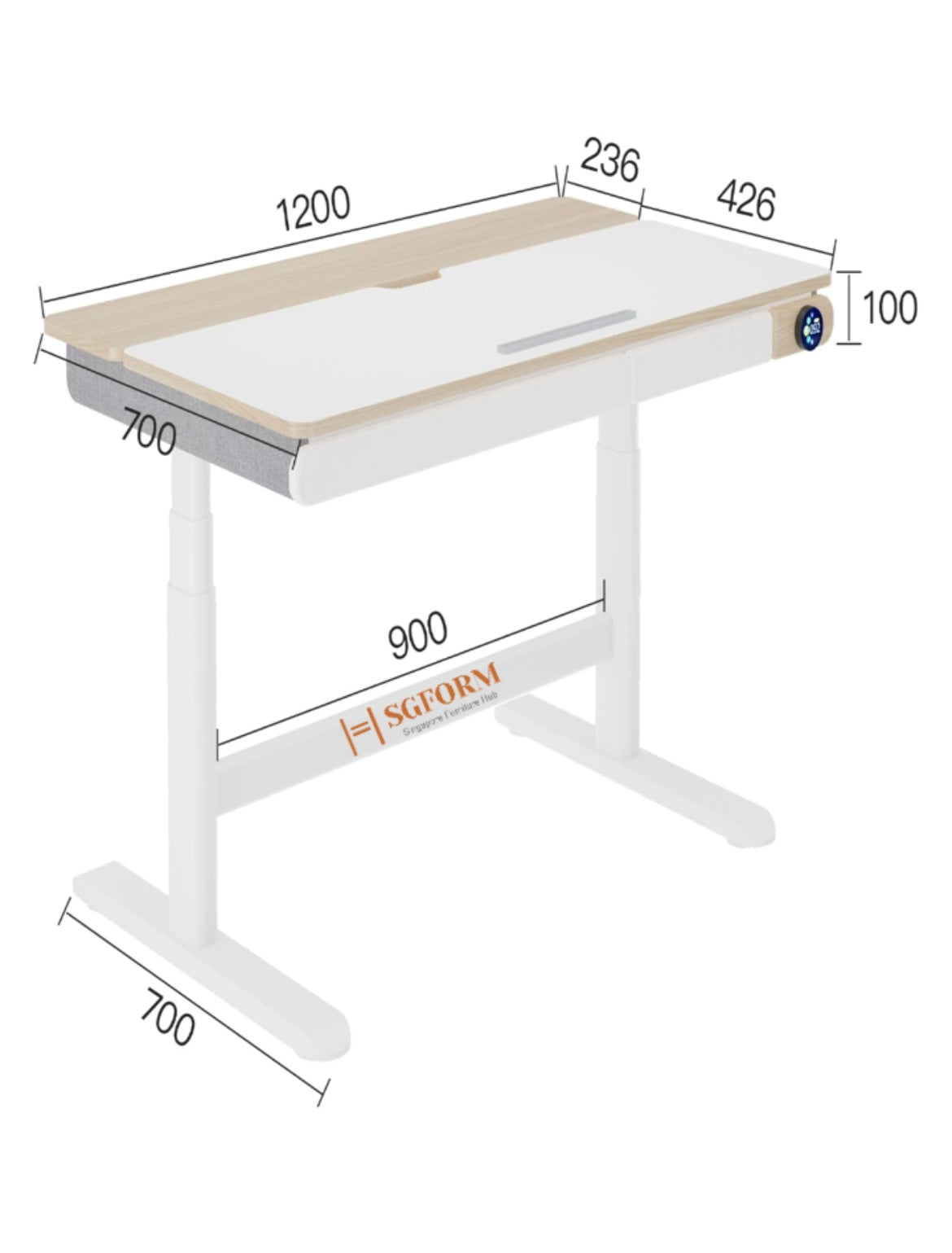 Teenager and Kids Adjustable Table