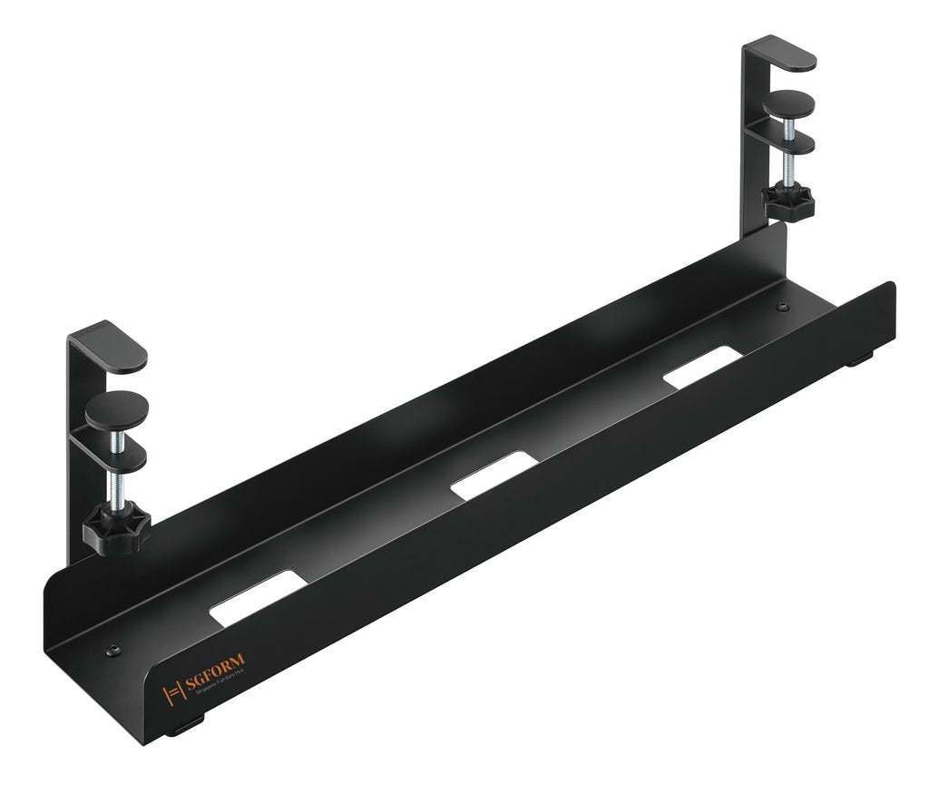 Clamp-On Under Desk Cable Trays