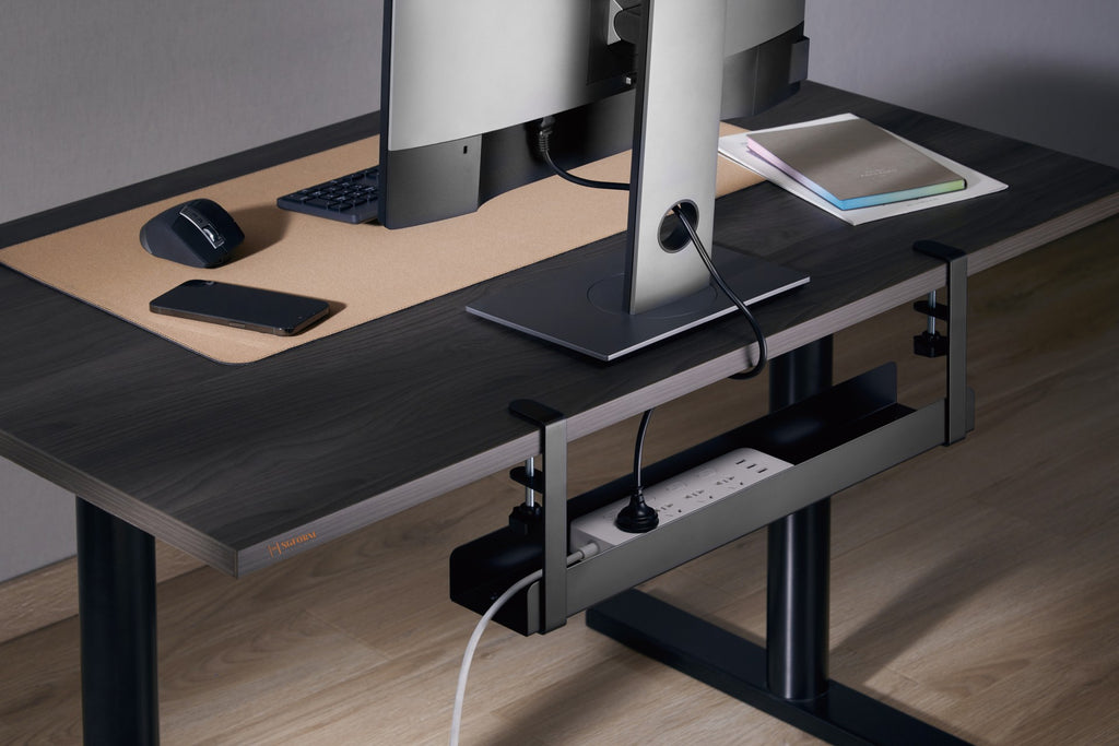 Clamp-On Under Desk Cable Trays