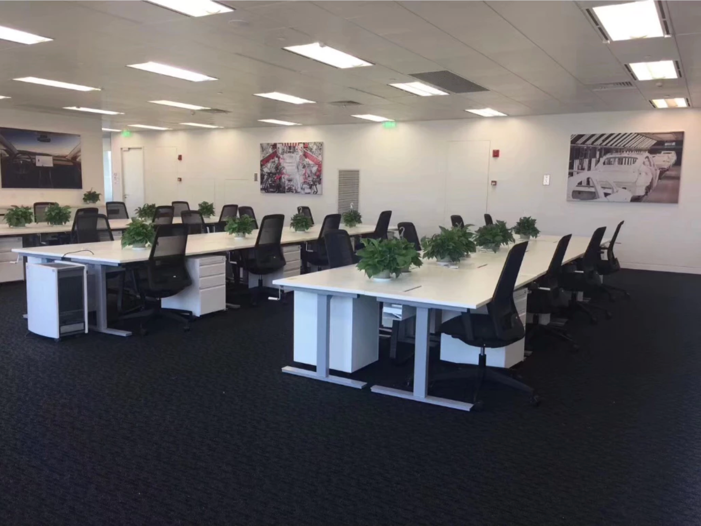 Office Opposite Seat Adjustable Desk