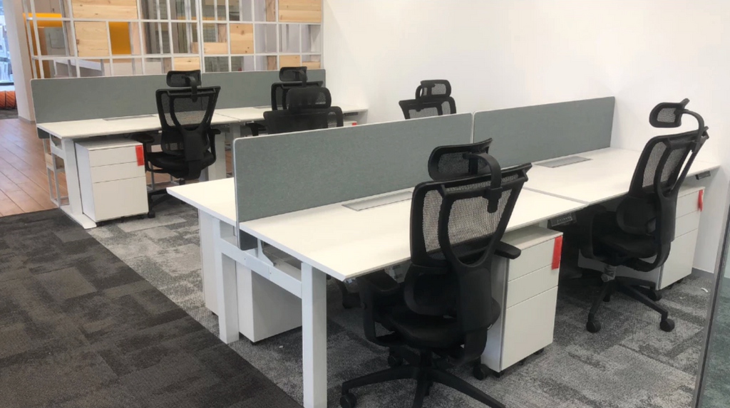Office Opposite Seat Adjustable Desk