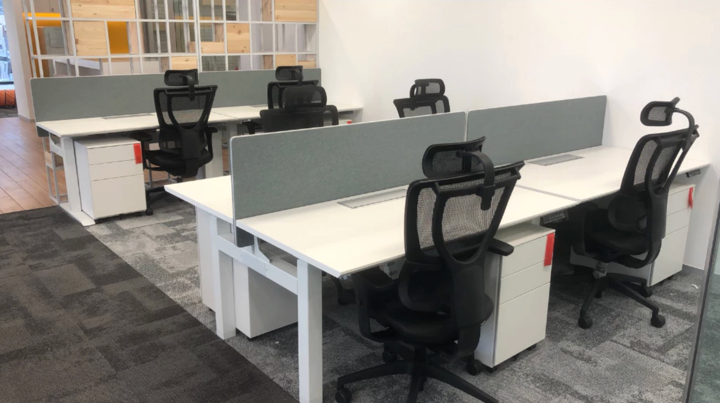 Office Opposite Seat Adjustable Desk
