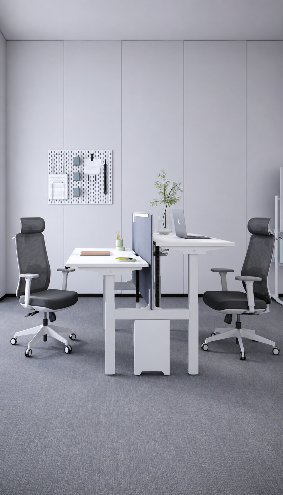 Office Opposite Seat Adjustable Desk