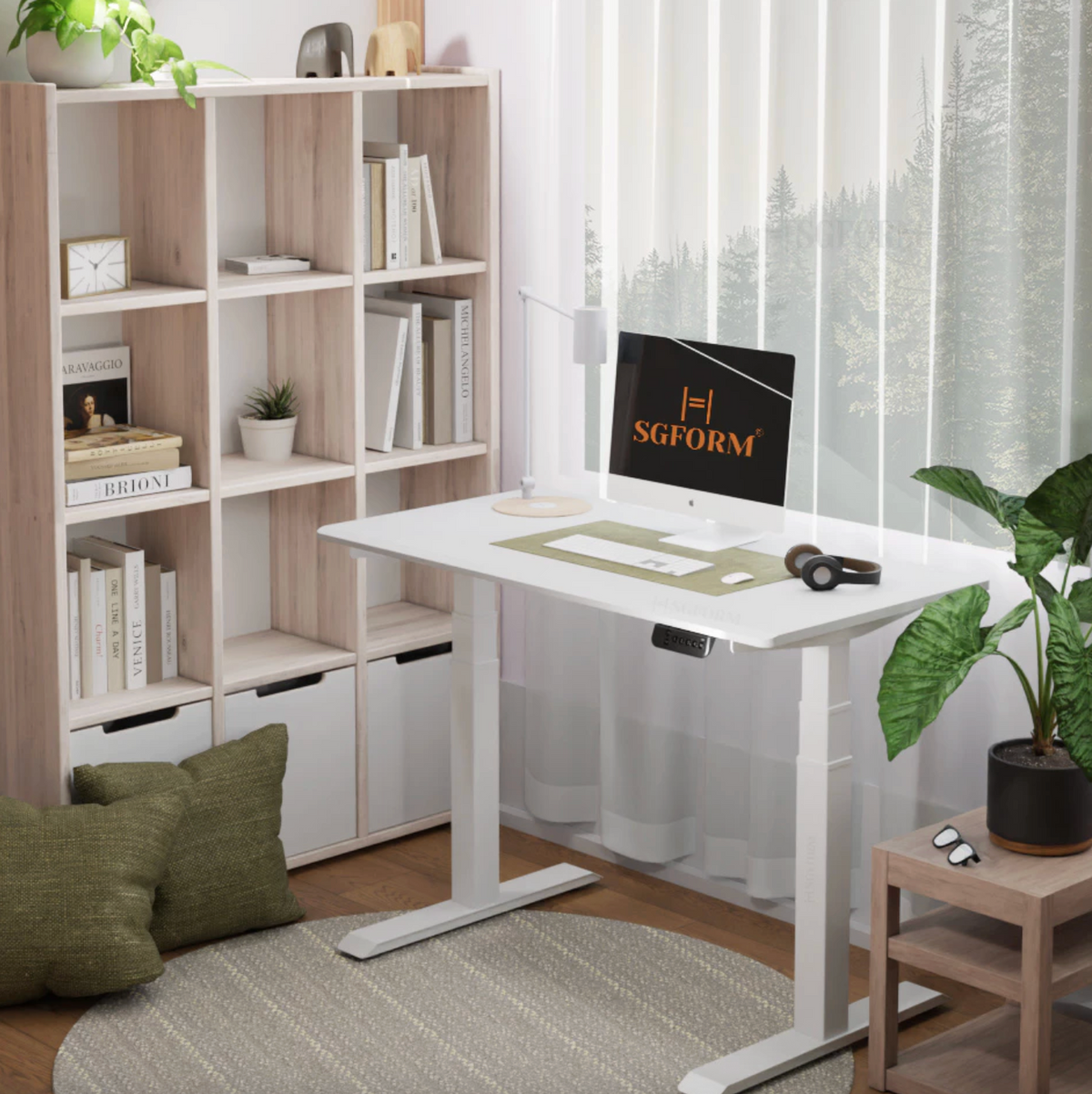WorkMaster Dual Motor Adjustable Table Standing Desk