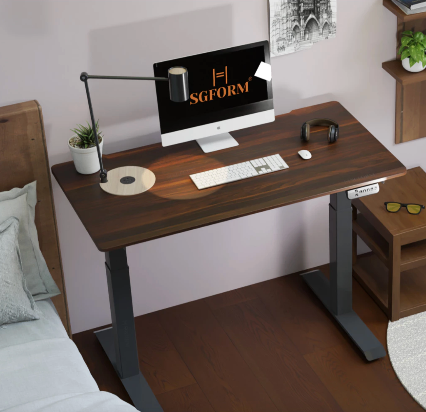 WorkMaster Dual Motor Adjustable Table Standing Desk