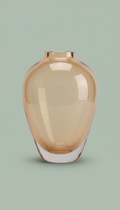 Glass Vase in Warm Sand